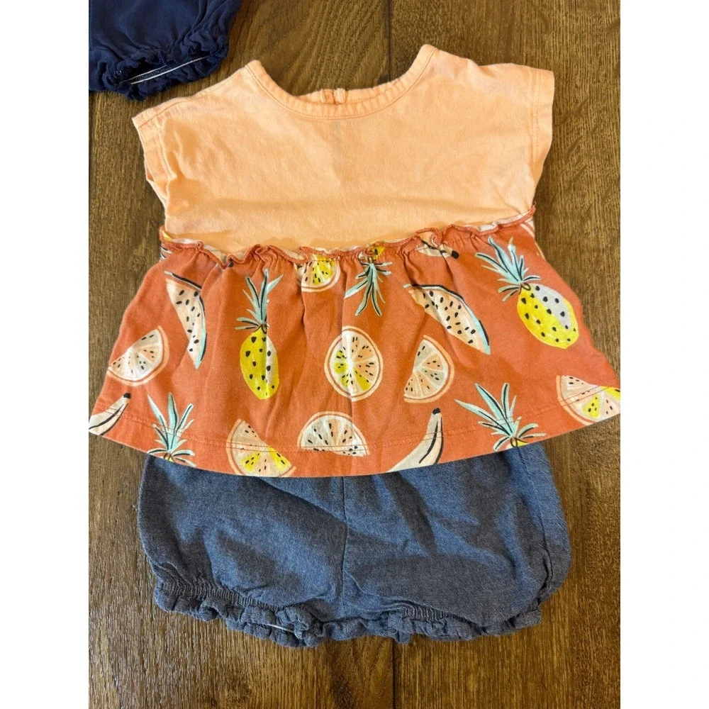 Baby Girl Clothes Lot 6 Months Shorts Shirts Summer Outfits Bundle Lot Sweet One - Picture 2 of 8